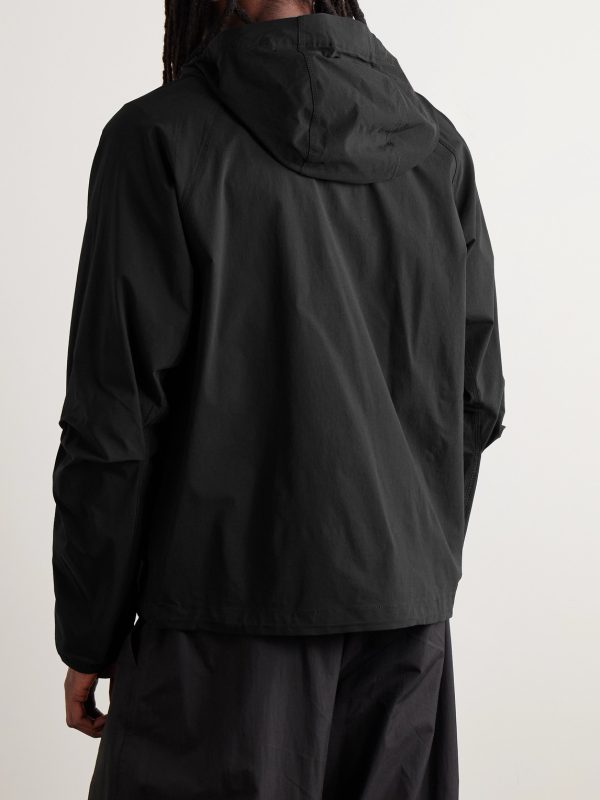 Tech Logo-Embroidered Dri-FIT Hooded Jacket - BK Tech Logo-Embroidered Dri-FIT Hooded Jacket - BK