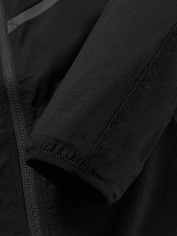 Tech Logo-Embroidered Dri-FIT Hooded Jacket - E1 Tech Logo-Embroidered Dri-FIT Hooded Jacket - E1