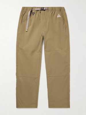 ACG Straight-Leg Belted Logo-Embroidered Shell Trousers ACG Straight-Leg Belted Logo-Embroidered Shell Trousers