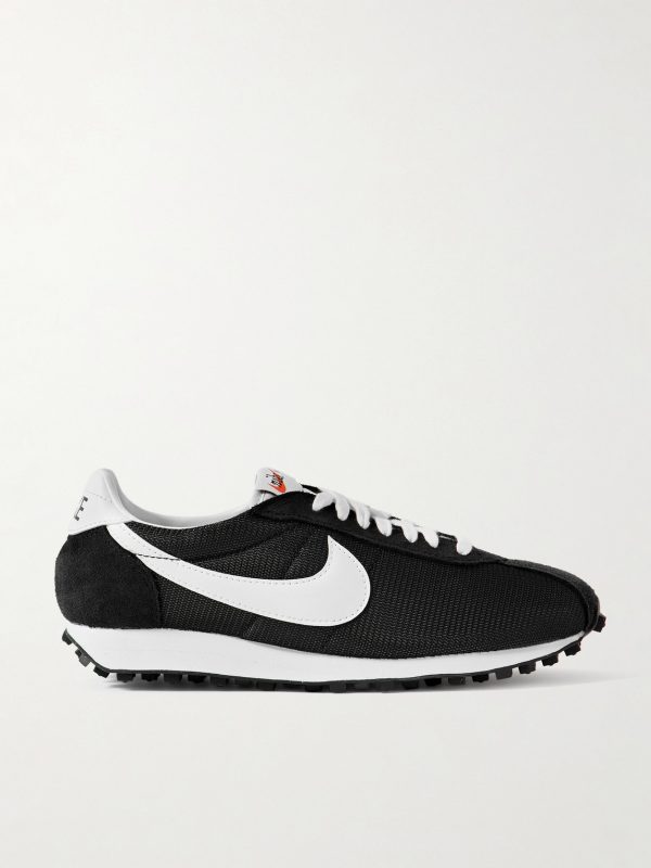 LD-1000 Leather and Suede-Trimmed Mesh Sneakers LD-1000 Leather and Suede-Trimmed Mesh Sneakers