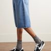 LD-1000 Leather and Suede-Trimmed Mesh Sneakers - OU LD-1000 Leather and Suede-Trimmed Mesh Sneakers - OU