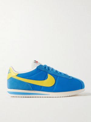 Cortez Suede and Leather-Trimmed Shell Sneakers