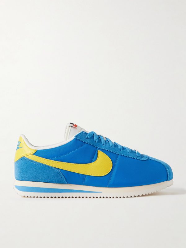 Cortez Suede and Leather-Trimmed Shell Sneakers Cortez Suede and Leather-Trimmed Shell Sneakers