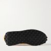 LD-1000 Leather and Suede-Trimmed Mesh Sneakers - E1 LD-1000 Leather and Suede-Trimmed Mesh Sneakers - E1