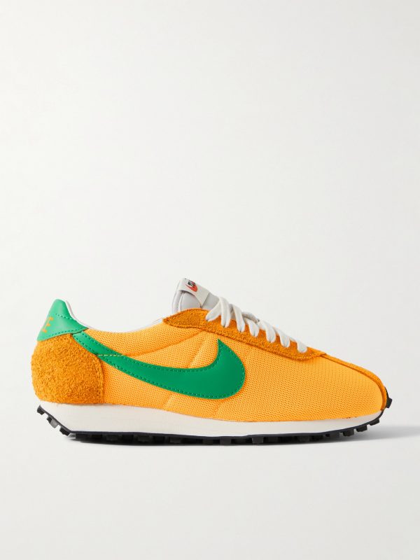 LD-1000 Leather and Suede-Trimmed Mesh Sneakers LD-1000 Leather and Suede-Trimmed Mesh Sneakers