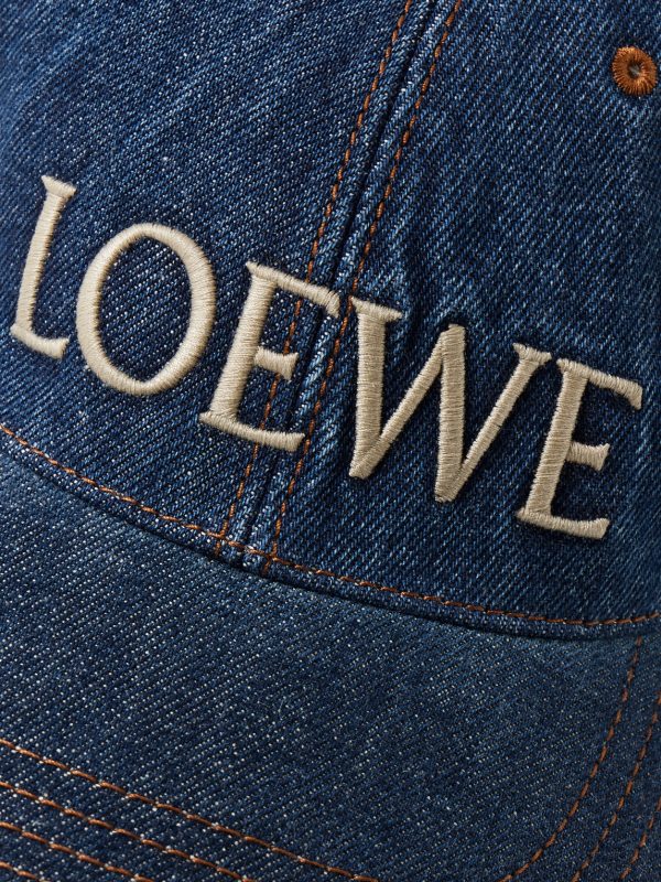 + Paula's Ibiza Appliquéd Logo-Embroidered Denim Baseball Cap - CU + Paula's Ibiza Appliquéd Logo-Embroidered Denim Baseball Cap - CU