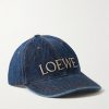 + Paula's Ibiza Appliquéd Logo-Embroidered Denim Baseball Cap + Paula's Ibiza Appliquéd Logo-Embroidered Denim Baseball Cap