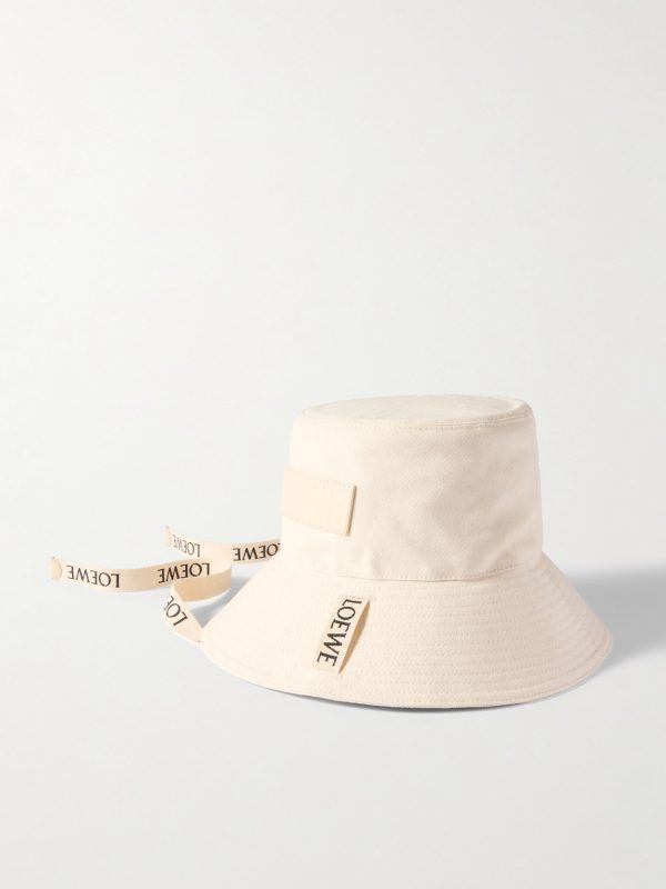 + Paula’s Ibiza Logo-Appliquèd Cotton-Canvas Bucket Hat