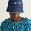 + Paula's Ibiza Logo-Embroidered Denim Bucket Hat - OU