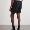 Straight-Leg Stretch Recycled-Jersey Drawstring Shorts - BK