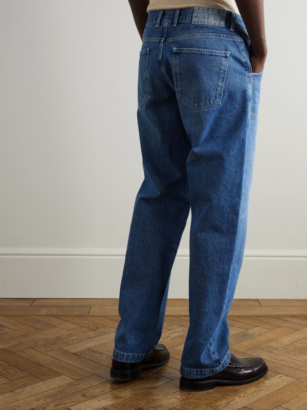 Regular Straight-Leg Organic Jeans - BK