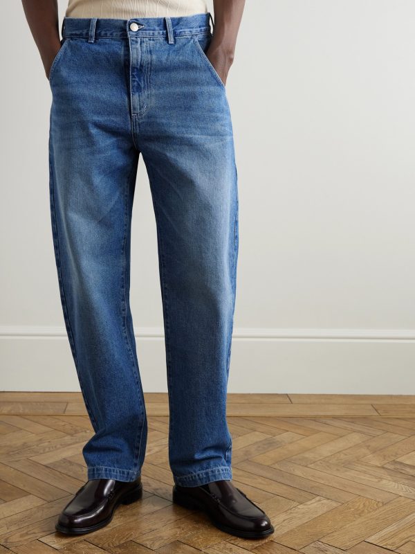 Regular Straight-Leg Organic Jeans - FR