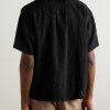 Stretch-Cotton and Linen-Blend Seersucker Shirt - BK Stretch-Cotton and Linen-Blend Seersucker Shirt - BK