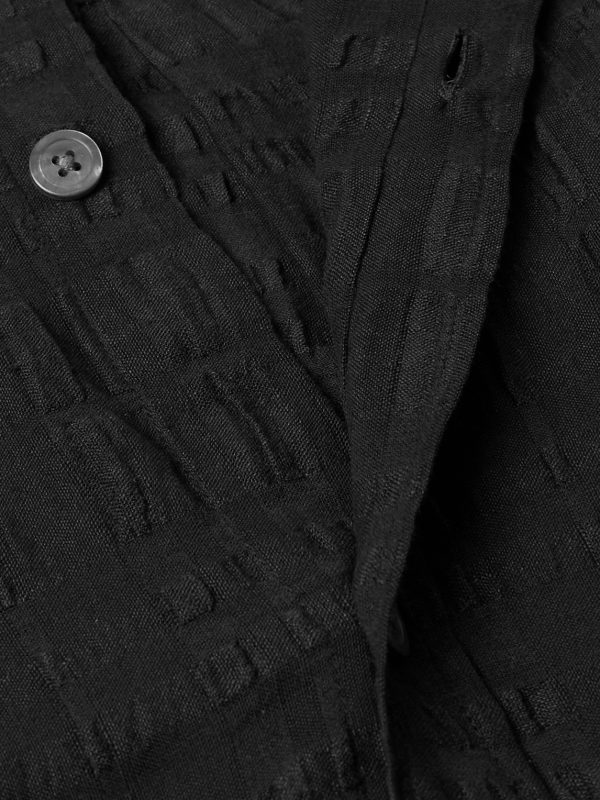 Stretch-Cotton and Linen-Blend Seersucker Shirt - CU Stretch-Cotton and Linen-Blend Seersucker Shirt - CU