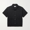 Stretch-Cotton and Linen-Blend Seersucker Shirt Stretch-Cotton and Linen-Blend Seersucker Shirt