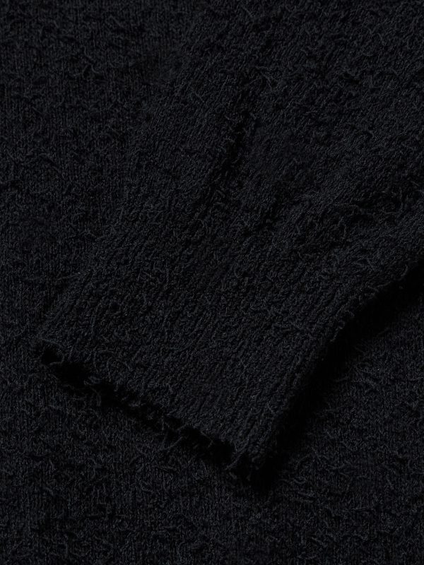 Textured Organic Cotton-Blend Sweater - CU Textured Organic Cotton-Blend Sweater - CU