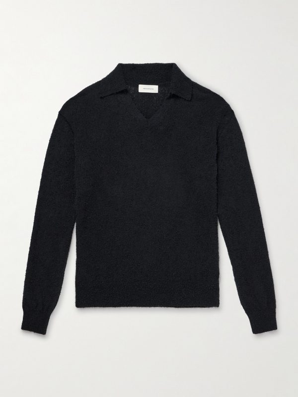 Textured Organic Cotton-Blend Sweater Textured Organic Cotton-Blend Sweater