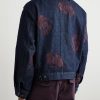 Embroidered Denim Jacket - BK Embroidered Denim Jacket - BK
