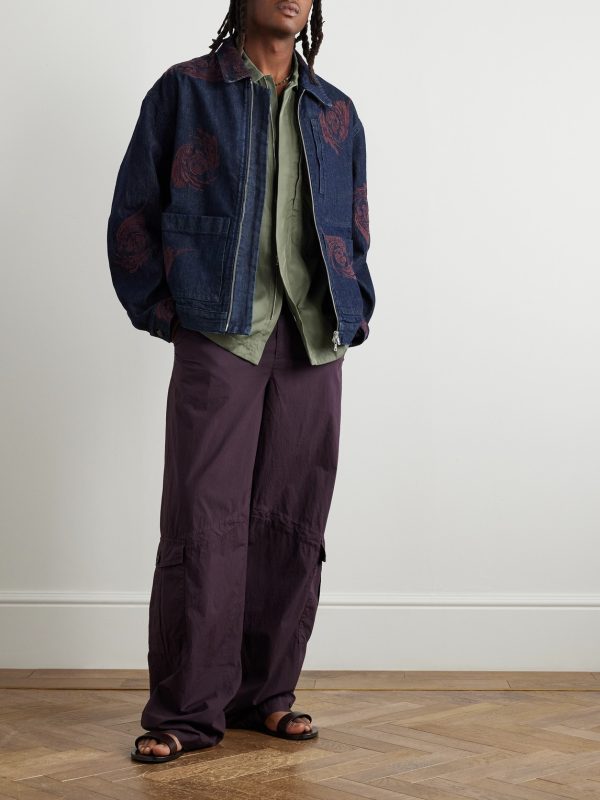 Embroidered Denim Jacket - OU Embroidered Denim Jacket - OU
