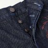 Straight-Leg Embroidered Denim Bermuda Shorts - E1 Straight-Leg Embroidered Denim Bermuda Shorts - E1