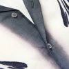 Camp-Collar Embroidered Dégradé Ramie Shirt - CU Camp-Collar Embroidered Dégradé Ramie Shirt - CU