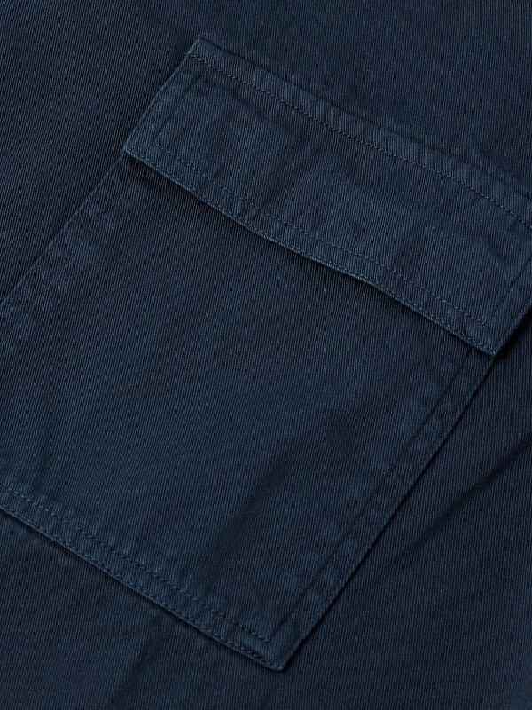 Camp-Collar Cotton-Twill Shirt - E1 Camp-Collar Cotton-Twill Shirt - E1