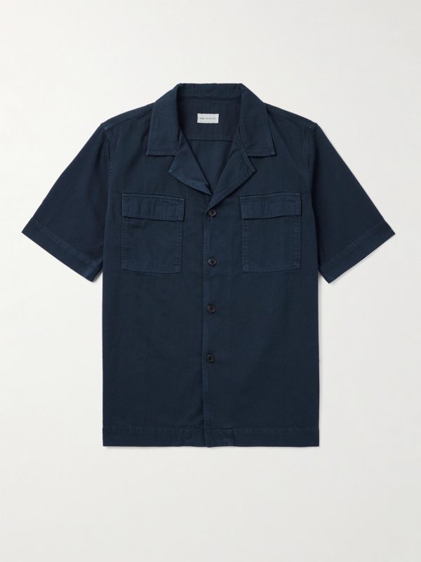 Camp-Collar Cotton-Twill Shirt Camp-Collar Cotton-Twill Shirt