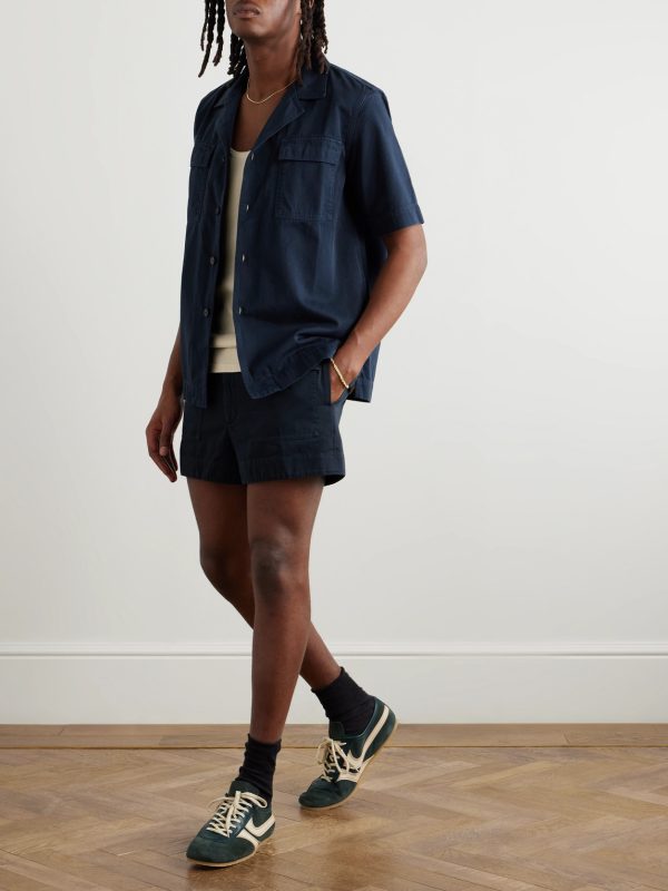 Camp-Collar Cotton-Twill Shirt - OU Camp-Collar Cotton-Twill Shirt - OU