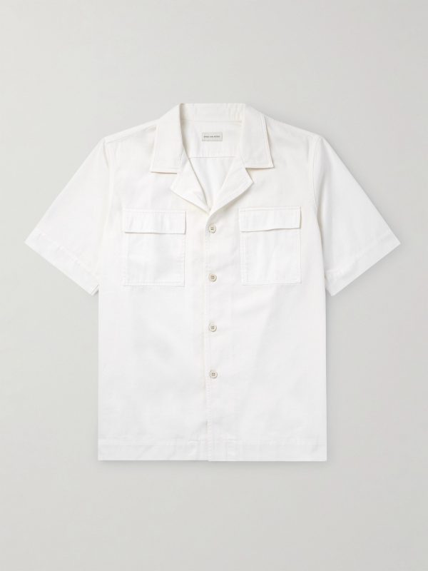 Camp-Collar Cotton-Twill Shirt Camp-Collar Cotton-Twill Shirt