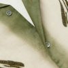 Camp-Collar Embroidered Dégradé Ramie Shirt - CU Camp-Collar Embroidered Dégradé Ramie Shirt - CU