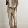 Oversized Sequinned Crepe Shirt - OU Oversized Sequinned Crepe Shirt - OU