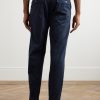 Slim-Fit Cropped Cotton-Jersey Trousers - BK