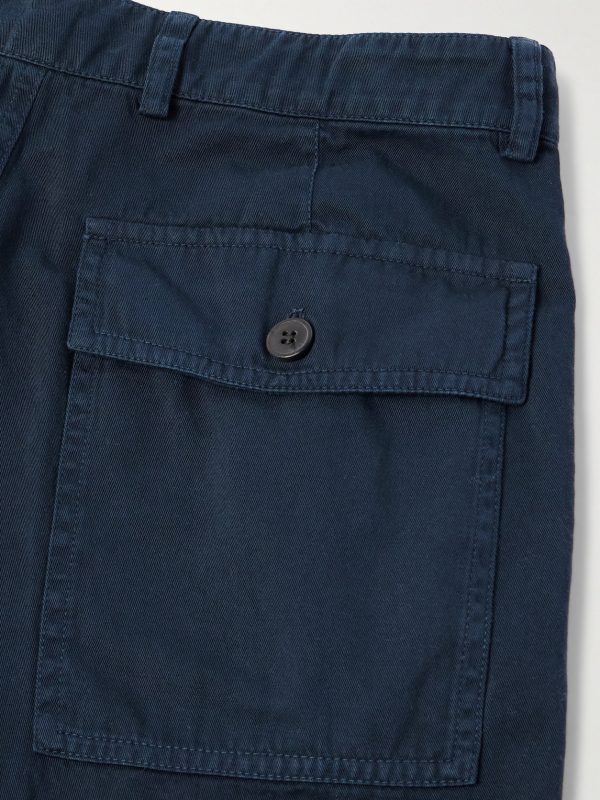 Slim-Fit Cropped Cotton-Jersey Trousers - CU