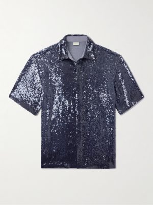 Sequined Crepe Shirt Sequined Crepe Shirt