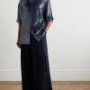 Sequined Crepe Shirt - OU