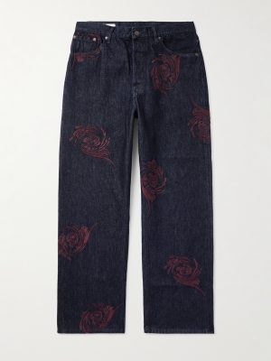 Embroidered Straight-Leg Jeans Embroidered Straight-Leg Jeans