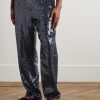 Wide-Leg Sequinned Crepe Drawstring Trousers - FR Wide-Leg Sequinned Crepe Drawstring Trousers - FR