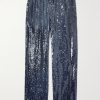 Wide-Leg Sequinned Crepe Drawstring Trousers Wide-Leg Sequinned Crepe Drawstring Trousers