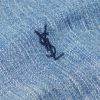 Logo-Embroidered Denim Shirt - CU Logo-Embroidered Denim Shirt - CU