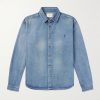 Logo-Embroidered Denim Shirt Logo-Embroidered Denim Shirt