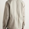 Cotton and Linen-Blend Twill Field Jacket - BK Cotton and Linen-Blend Twill Field Jacket - BK