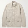 Cotton and Linen-Blend Twill Field Jacket Cotton and Linen-Blend Twill Field Jacket