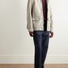 Cotton and Linen-Blend Twill Field Jacket - OU Cotton and Linen-Blend Twill Field Jacket - OU