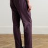 Mike Straight-Leg Pleated Wool, Silk and Linen-Blend Suit Trousers - BK Mike Straight-Leg Pleated Wool, Silk and Linen-Blend Suit Trousers - BK
