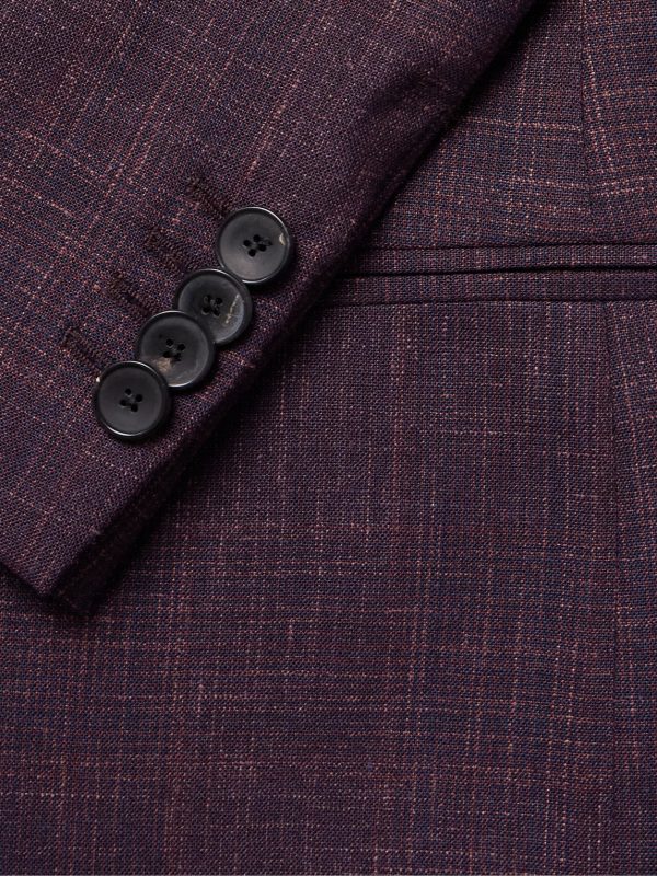 Slim-Fit Virgin Wool, Silk and Linen-Blend Suit Jacket - CU Slim-Fit Virgin Wool, Silk and Linen-Blend Suit Jacket - CU