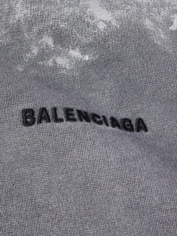 Logo-Print Distressed Paint-Splattered Cotton-Jersey Hoodie - CU Logo-Print Distressed Paint-Splattered Cotton-Jersey Hoodie - CU