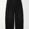 Wide-Leg Distressed Cotton Cargo Trousers