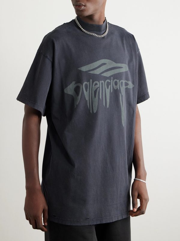 Logo-Print Cotton-Jersey T-Shirt - FR Logo-Print Cotton-Jersey T-Shirt - FR