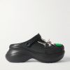 + Crocs™ Embellished Rubber Mules + Crocs™ Embellished Rubber Mules