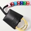 Rodeo Cloche Clé Leather Beaded Keychain Lanyard - CU Rodeo Cloche Clé Leather Beaded Keychain Lanyard - CU
